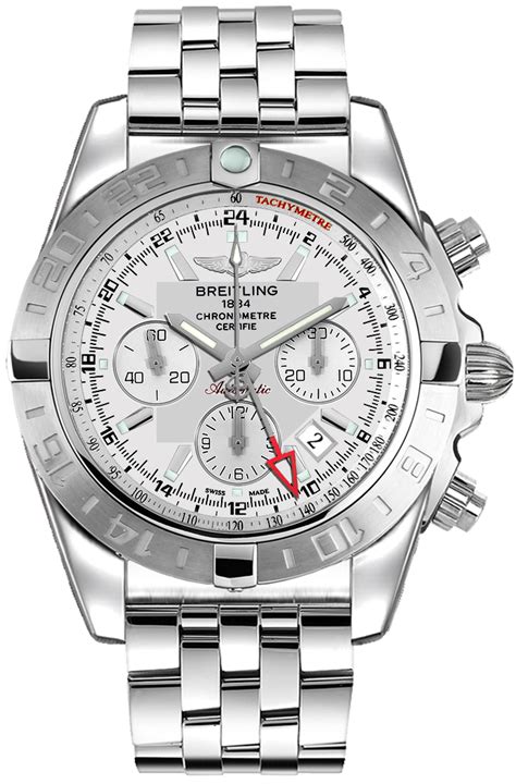 Breitling Chronomat 44 GMT Silver Dial AB042011/G745